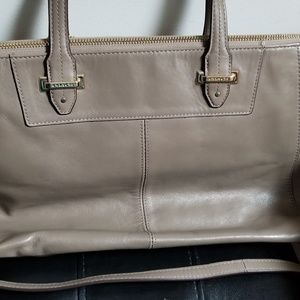 Tan Coach handbag